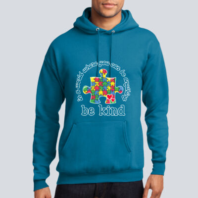 Adult - Be Kind Puzzle Piece Hoodie - Autism Awareness Thumbnail
