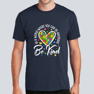 Adult - Be Kind Heart T-Shirt - Autism Awareness Thumbnail