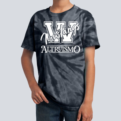 Youth Tie-Dye T-Shirt - House Altruismo - Mustangs Thumbnail