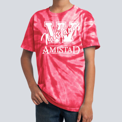Youth Tie-Dye T-Shirt - House Amistad - Mustangs Thumbnail