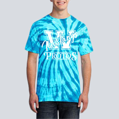 Adult Tie-Dye T-Shirt - House Protos - Mustangs Thumbnail