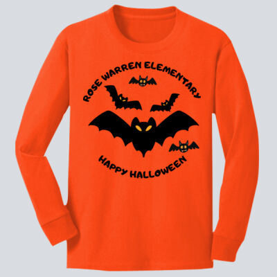 Youth Long Sleeve Shirt - Fall Holidays - Bats Thumbnail