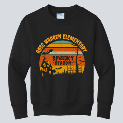Youth Crewneck - Fall Holidays - Haunted House Thumbnail