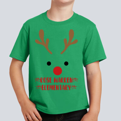 Youth T-Shirt - Winter - Reindeer  Thumbnail