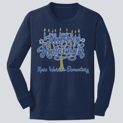  Youth Long Sleeve Shirt - Winter - Hanukkah  Thumbnail