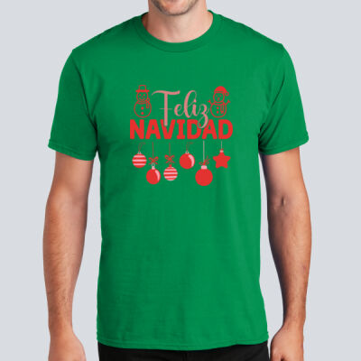 Adult T-Shirt - Winter - Feliz Navidad Red Thumbnail