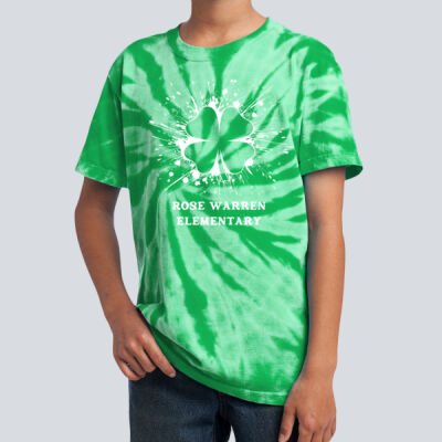 Youth Tie-Dye T-Shirt - Spring - Shamrock  Thumbnail