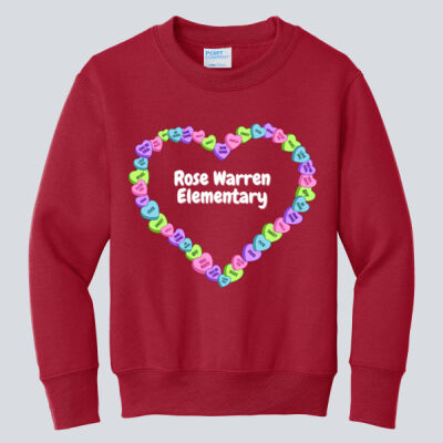 Youth Crewneck - Spring - Candy Hearts Thumbnail