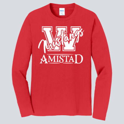 Adult Long Sleeve Shirt - House Amistad - Mustangs Thumbnail