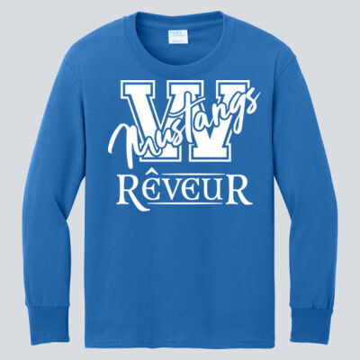 Youth Long Sleeve Shirt - House Rêveur - Mustangs Thumbnail