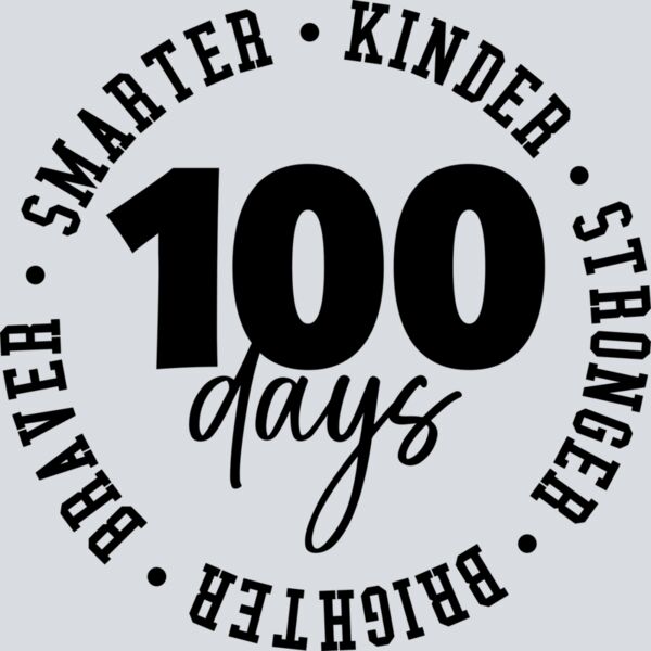 100 Days circle - Black Thumbnail