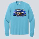 Adult Aqua-Kelly-Yellow Long Sleeve Shirt - House  Thumbnail