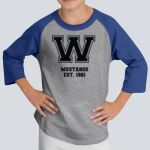 Youth Raglan T-Shirt - Warren Thumbnail